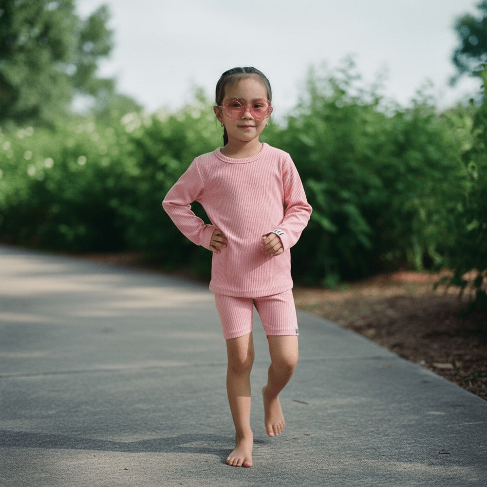 Ribbed Long Sleeve Tee Kids