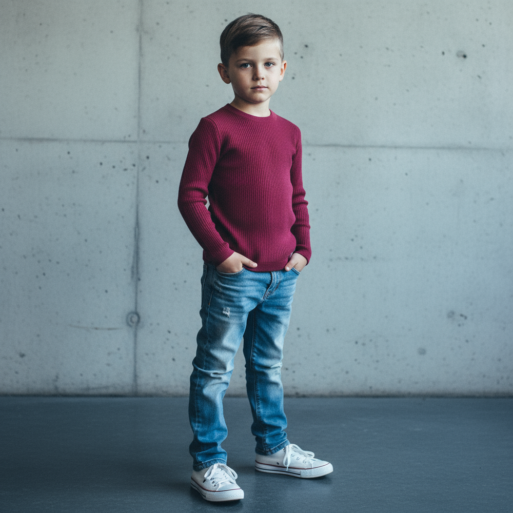 
                  
                    Ribbed Long Sleeve Tee Kids
                  
                