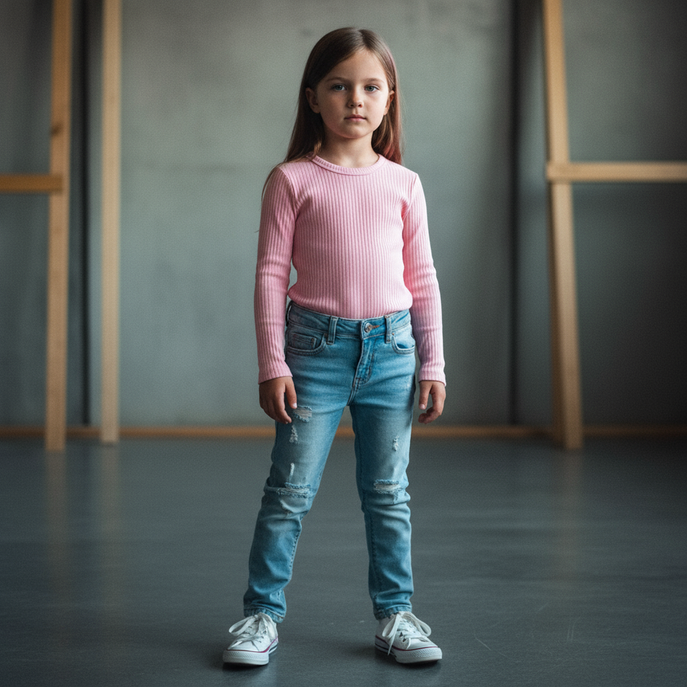 
                  
                    Ribbed Long Sleeve Tee Kids
                  
                