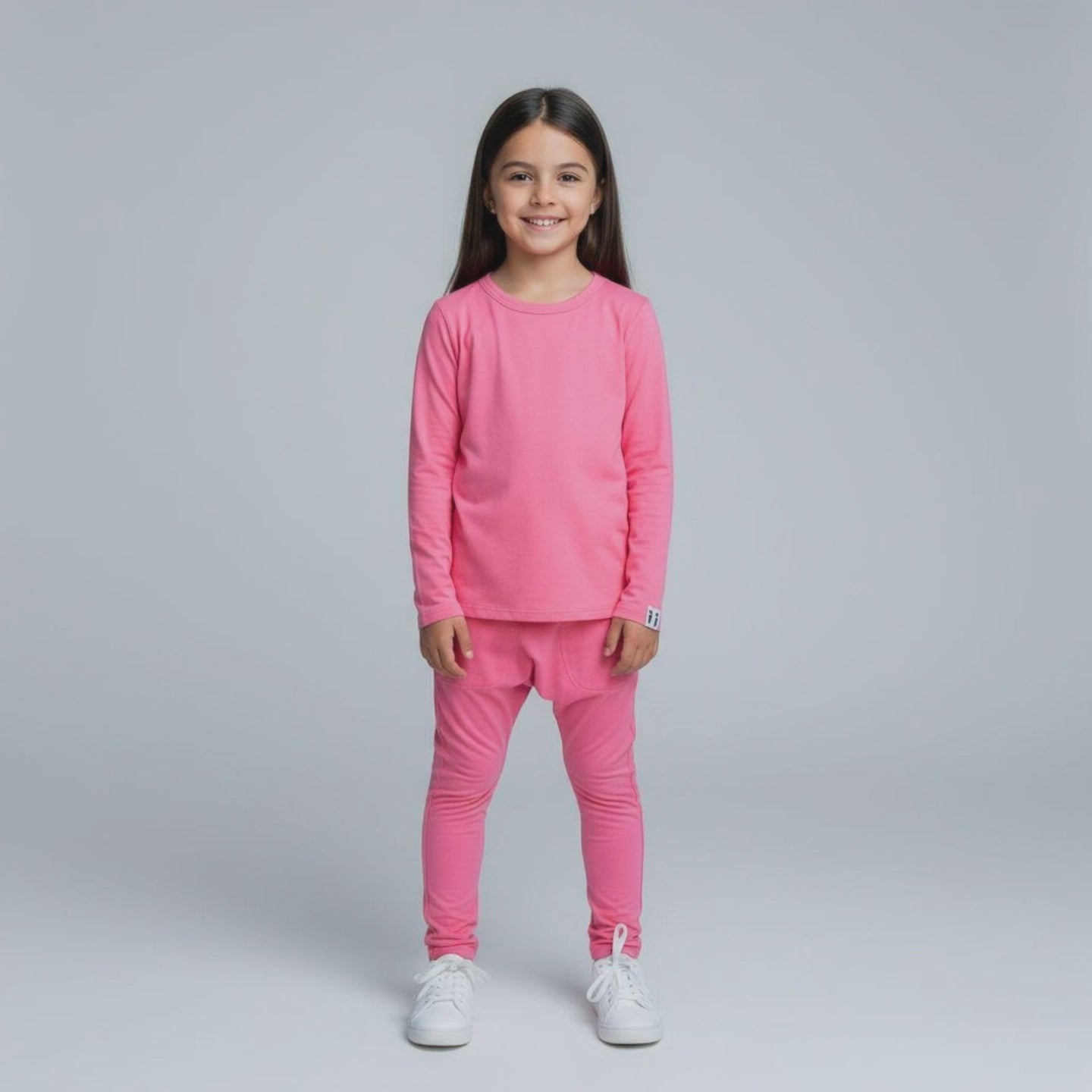 Ultra-Soft Bamboo Essential Long Sleeve Tee for Kids with Sensitive Skin (Tagless, Eczema-Friendly)