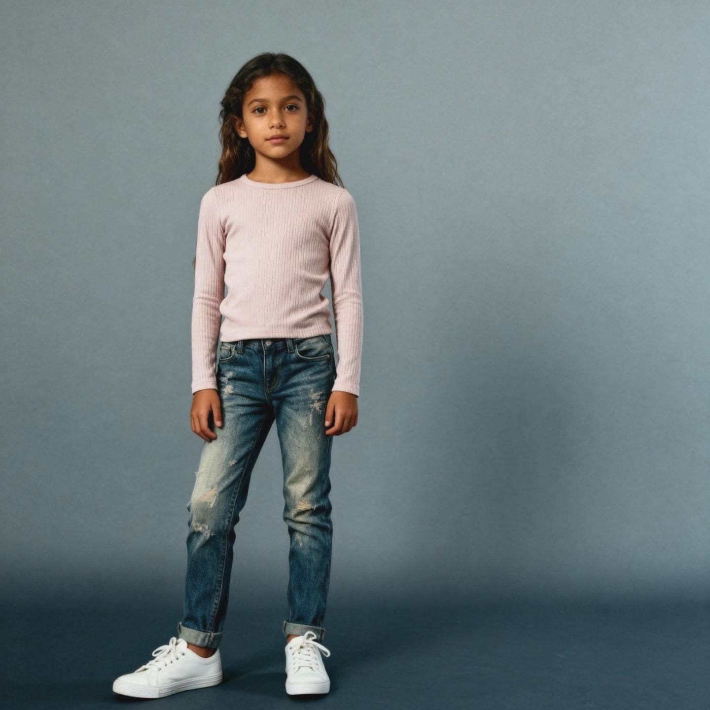 Ribbed Long Sleeve Tee Kids