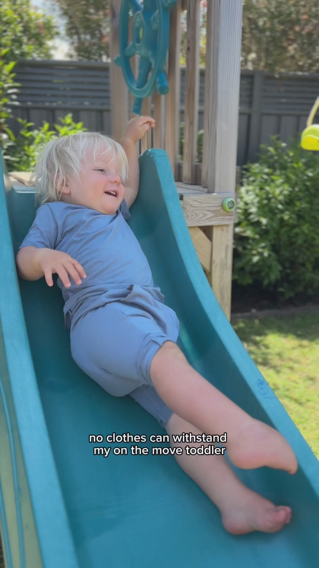 Mum giving a review of Baby Todd & Co. bamboo clothes worn by her boys playing
