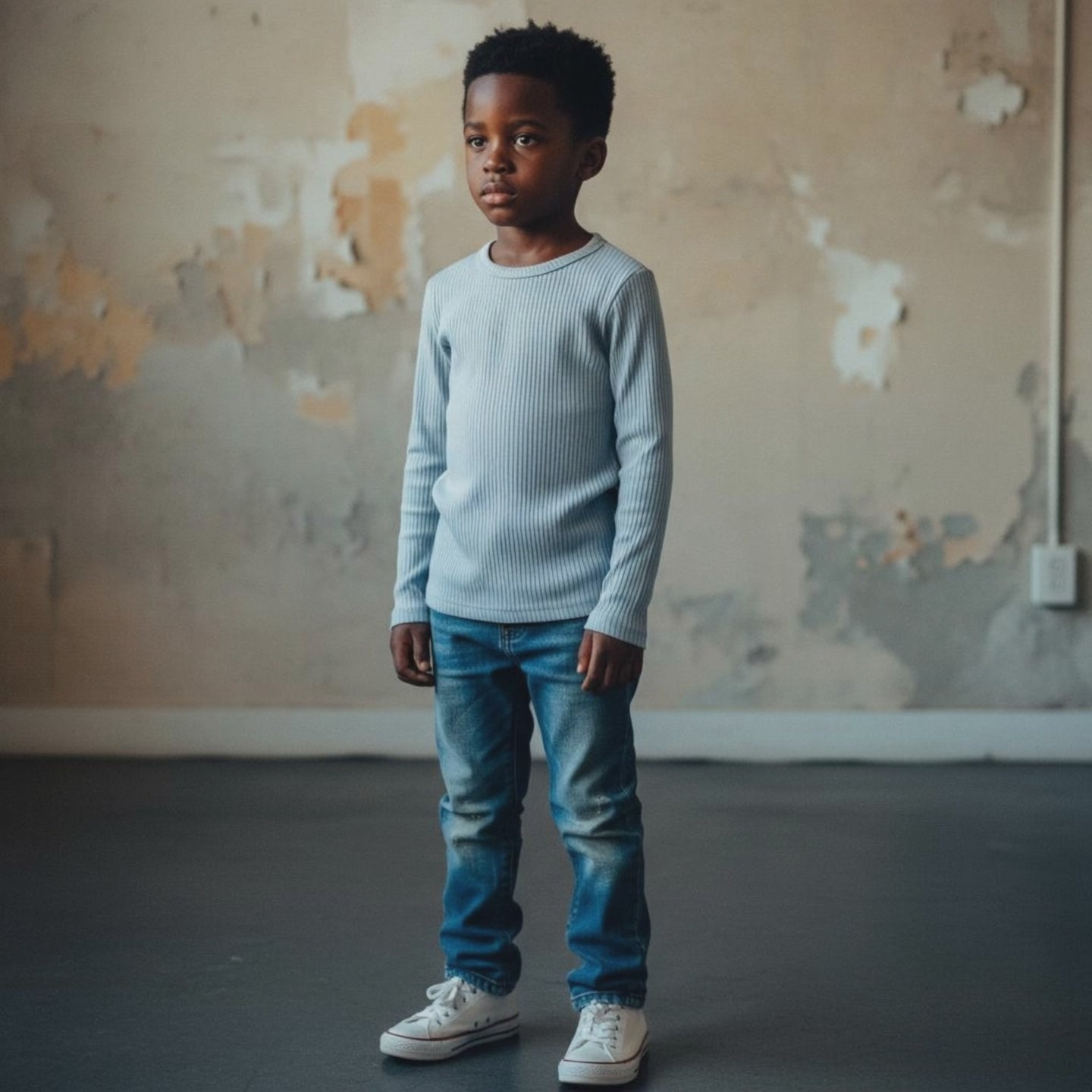 Ribbed Long Sleeve Tee Kids