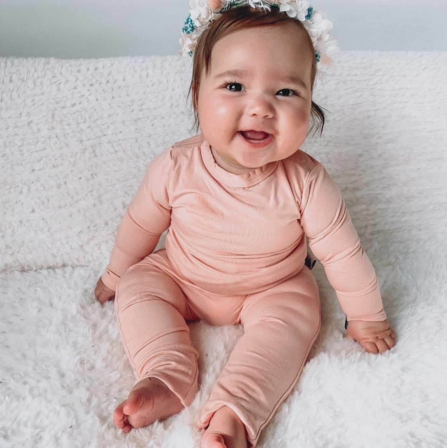 Etikettenlose Bambus-Freizeithose für Babys