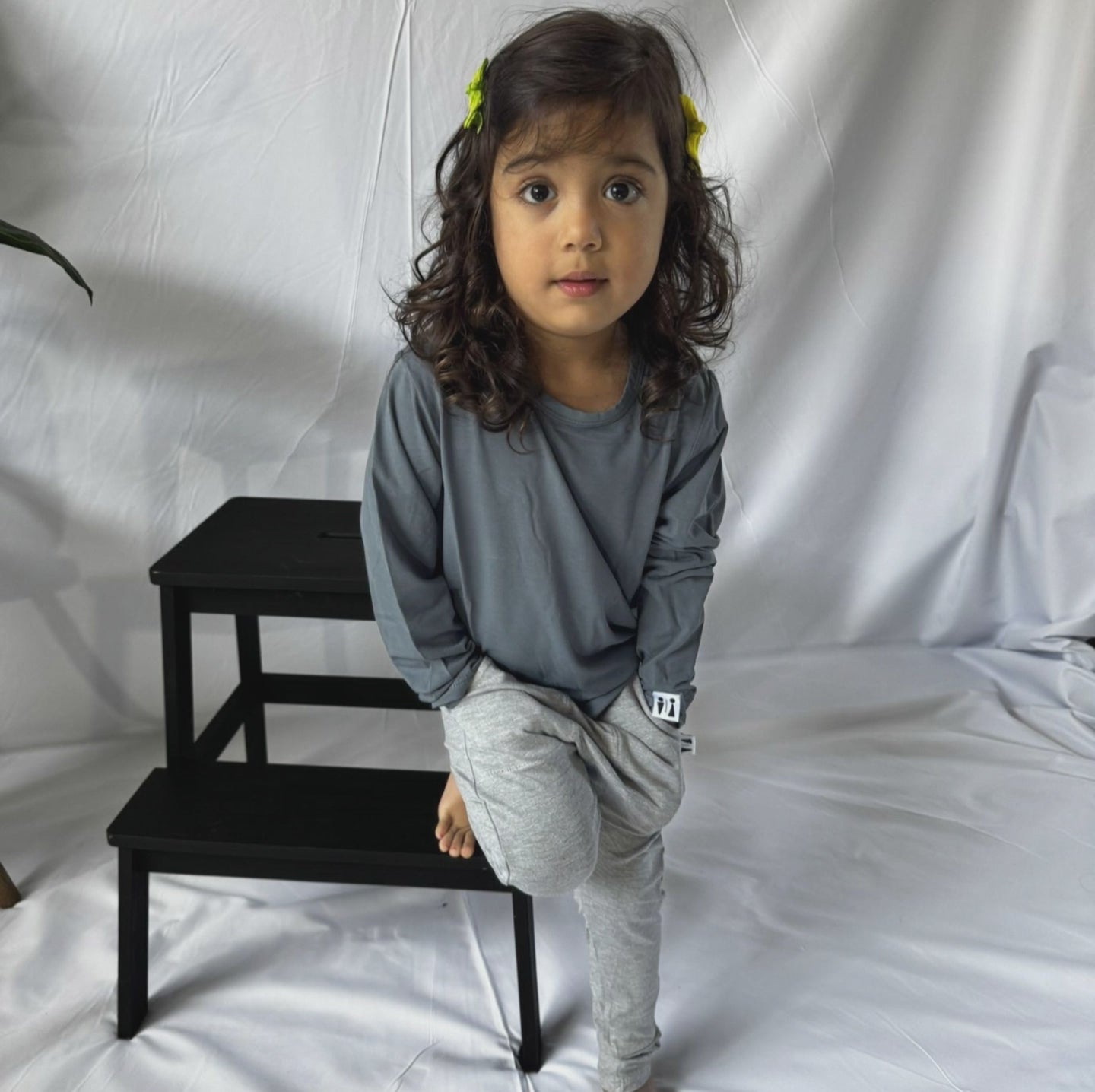 Ultra-Soft Bamboo Essential Long Sleeve Tee for Kids with Sensitive Skin (Tagless, Eczema-Friendly)