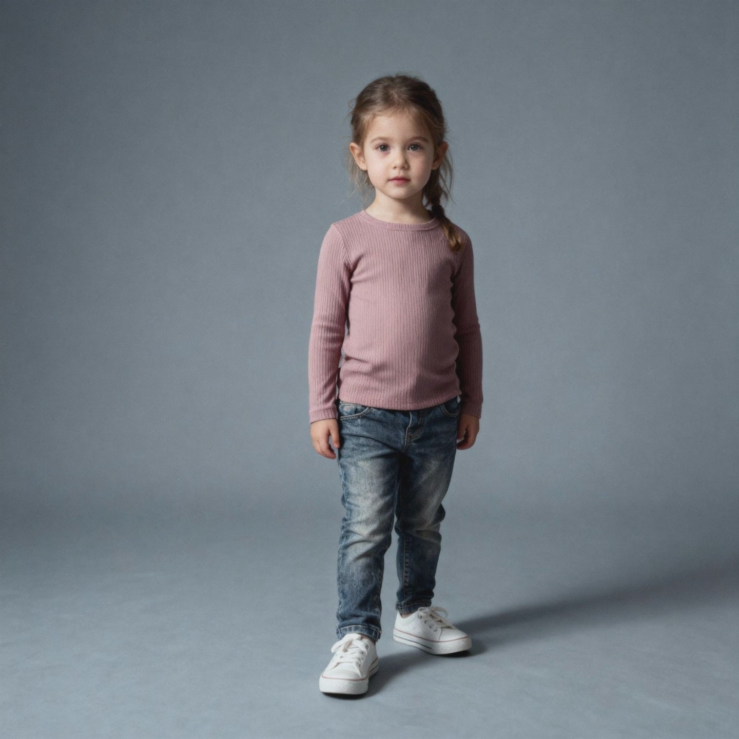 Ribbed Long Sleeve Tee Kids